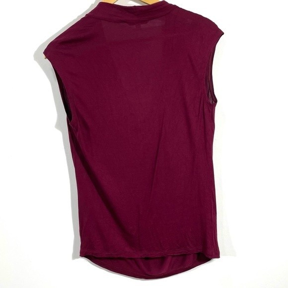CAbi Style 535 Burgundy Draped Neck Top - Picture 9 of 9